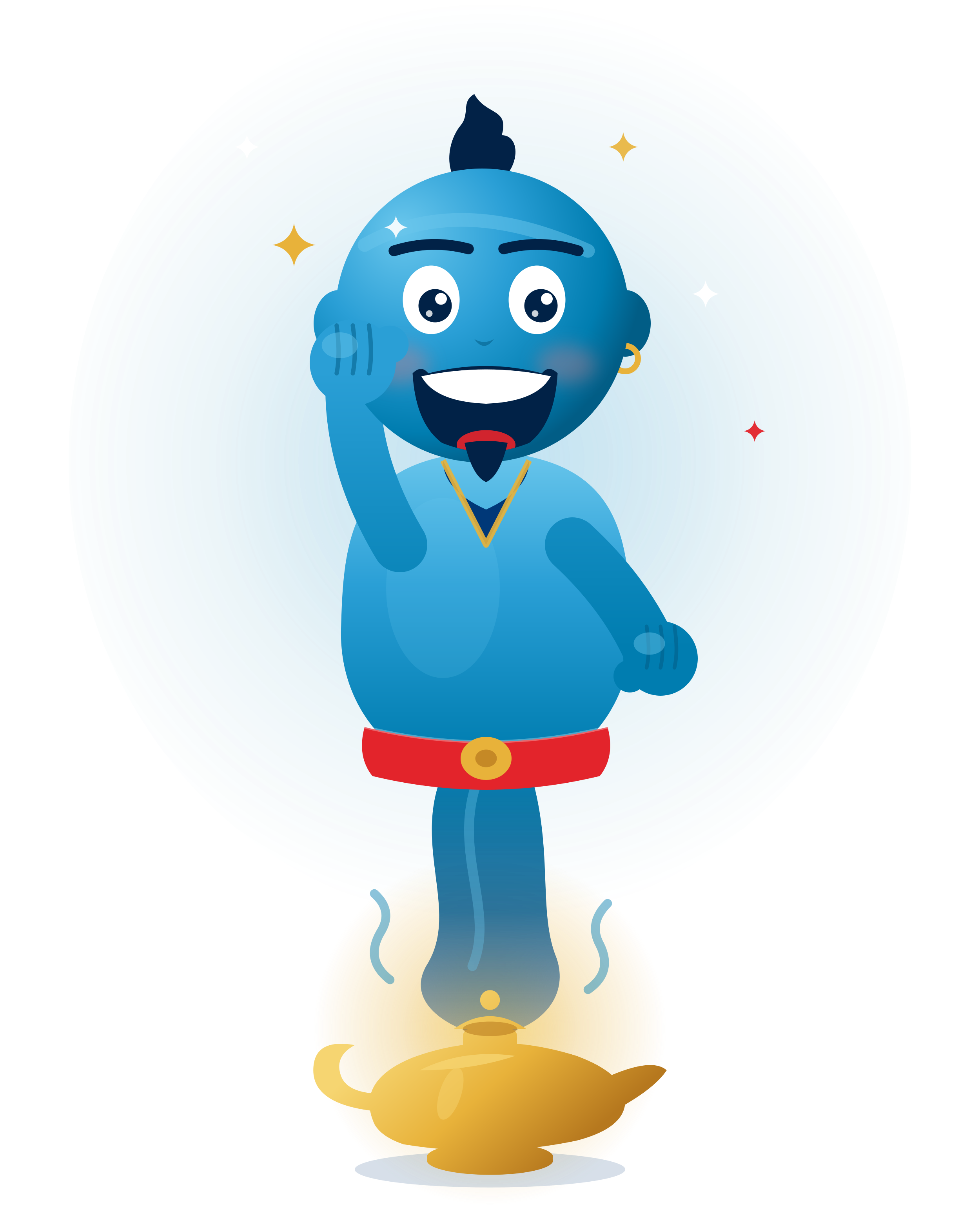 Wishlight, the Home Buying Genie, waving hello